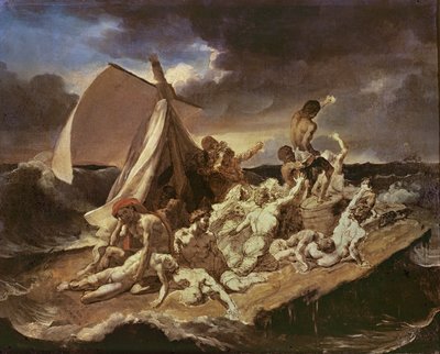 Second study for the Raft of the Medusa by Theodore Gericault